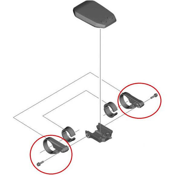 Shimano Display Holder Support L+R trin SC-E6010