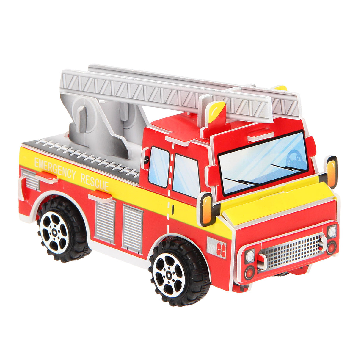 3d puslespil brandbil