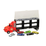 Speichern Sie den Autotransporter rot