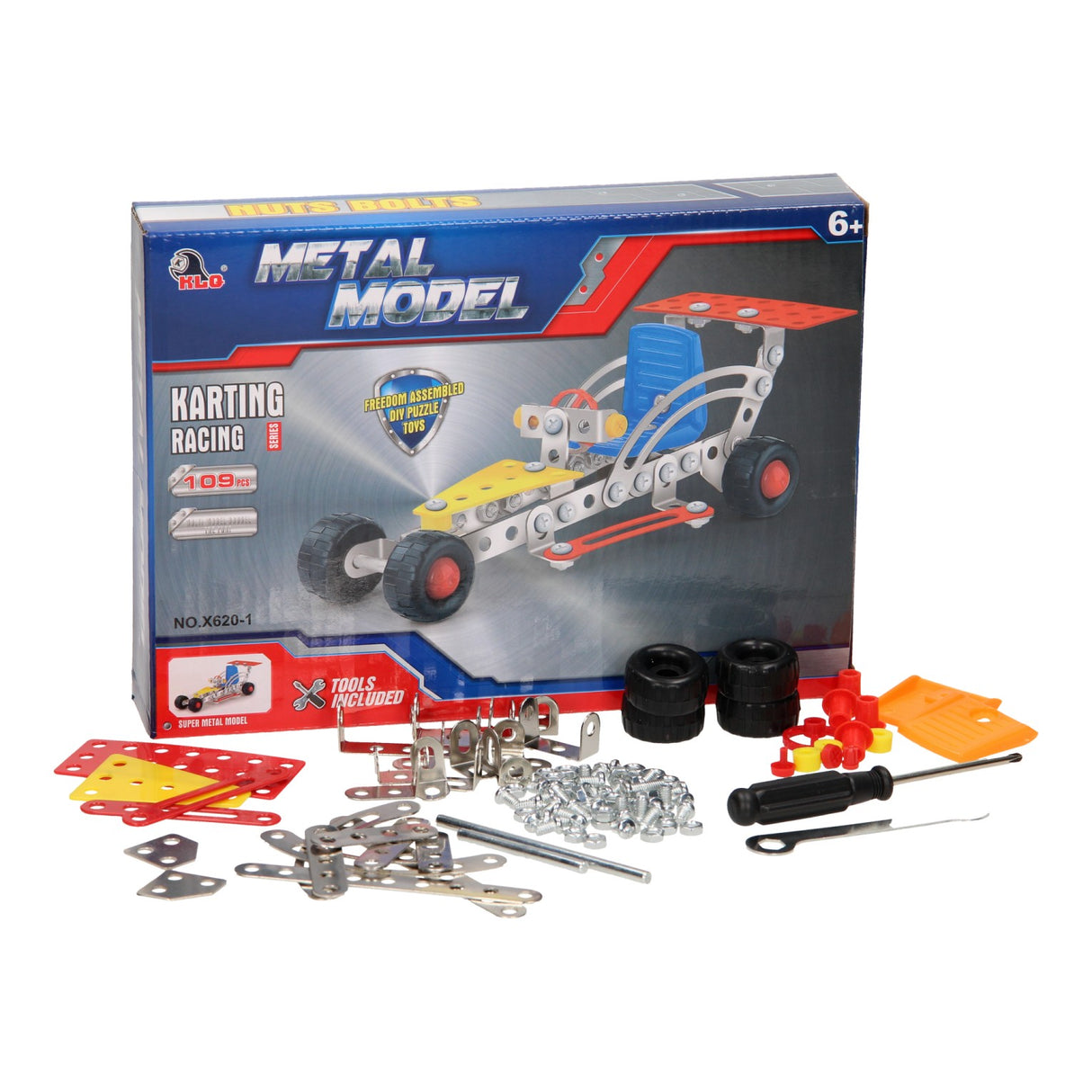 Auto da corsa in metallo costruttivo, 109dlg.