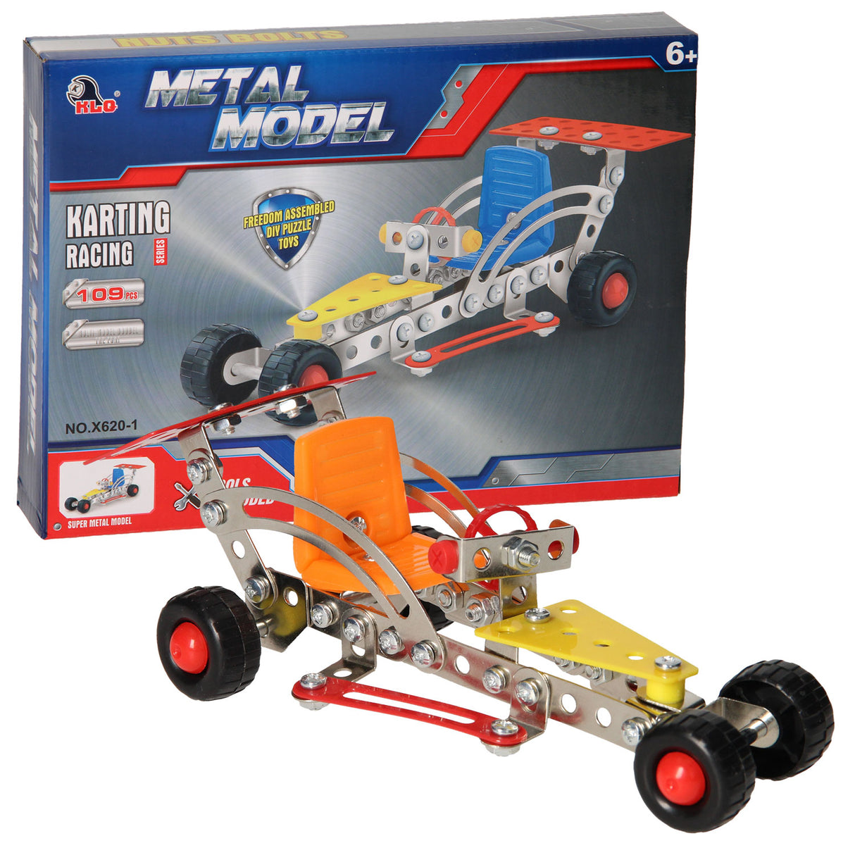 Auto da corsa in metallo costruttivo, 109dlg.