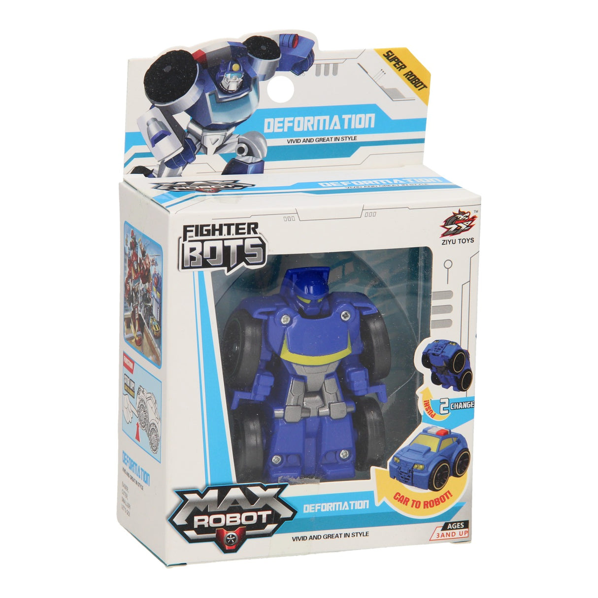 Max Robot Transform Auto - Police