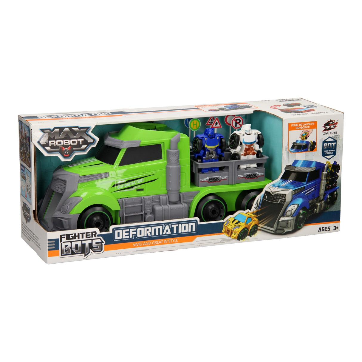 Max Robot Max Robot Transforming Set Mega Green