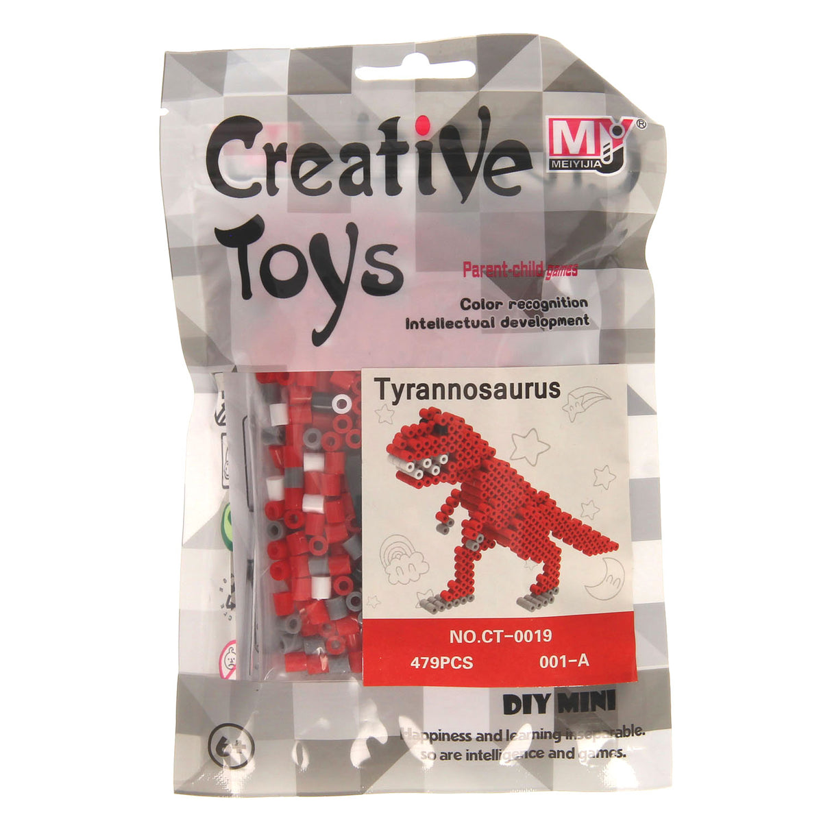 Ironing bead set dinosaurus