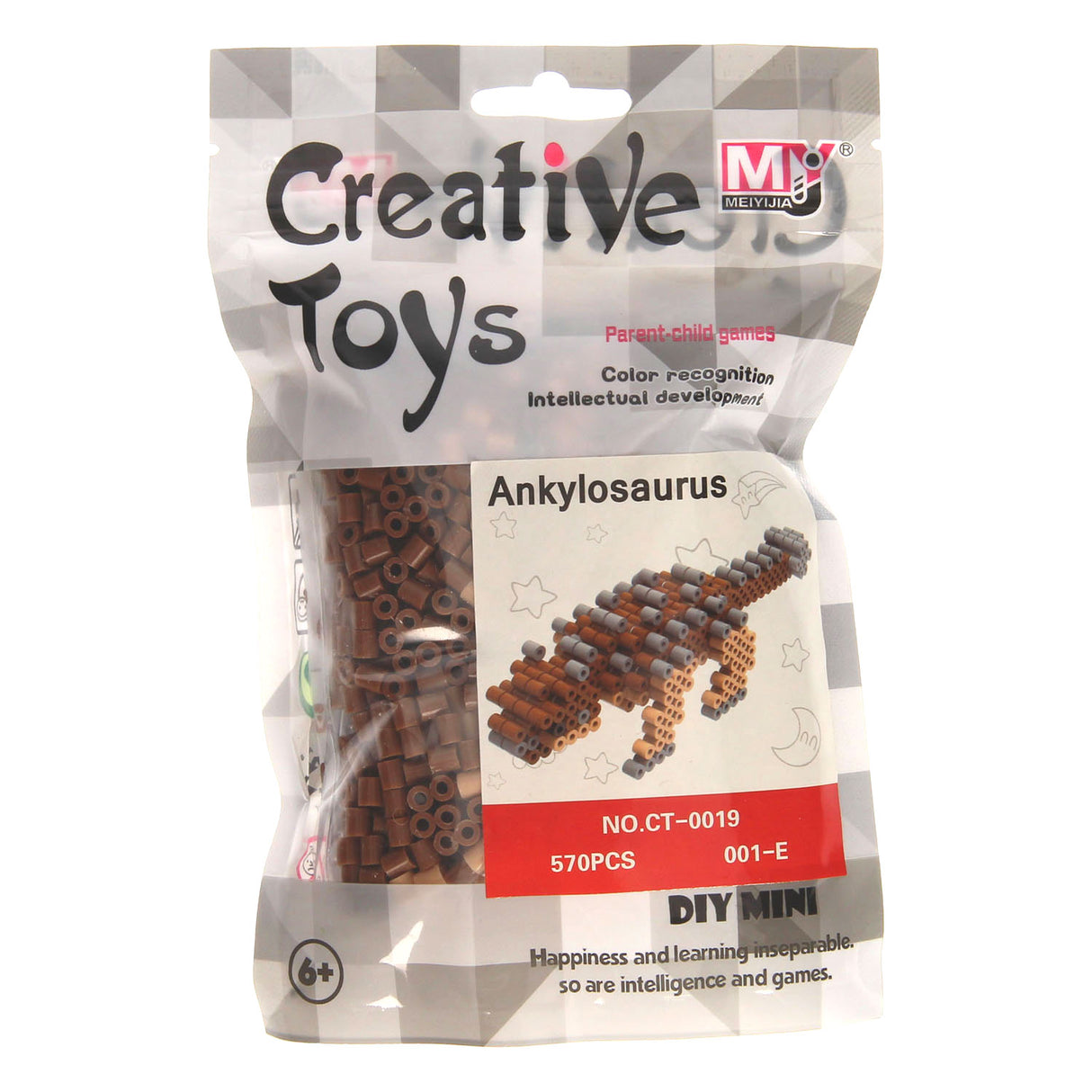 Ironing bead set dinosaurus