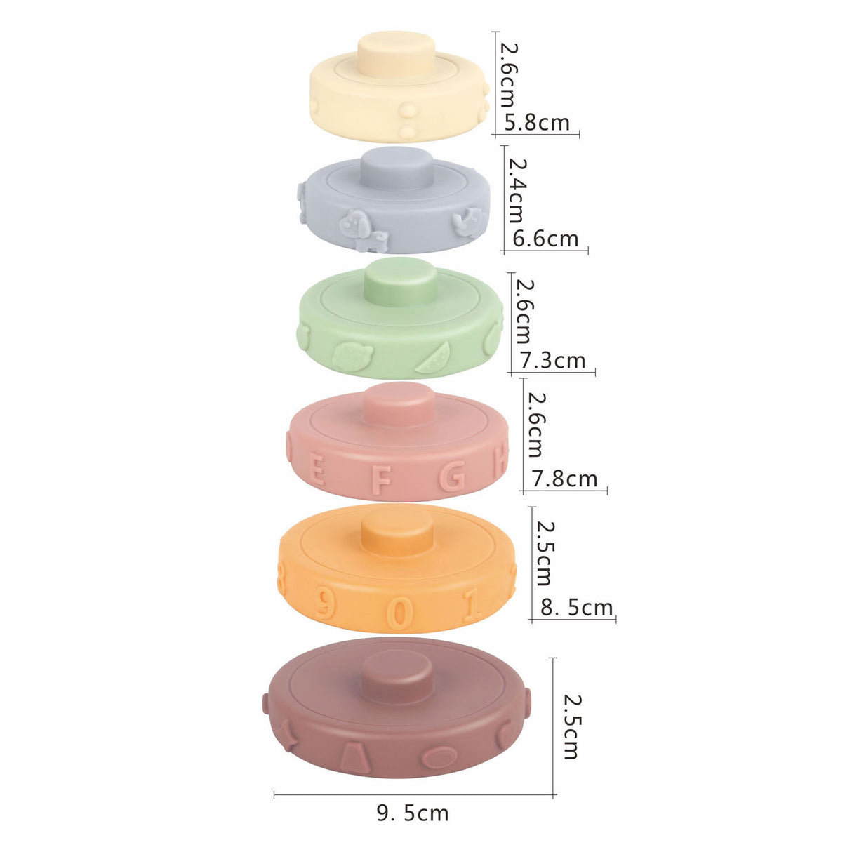 Pastel Tower Stack Tower