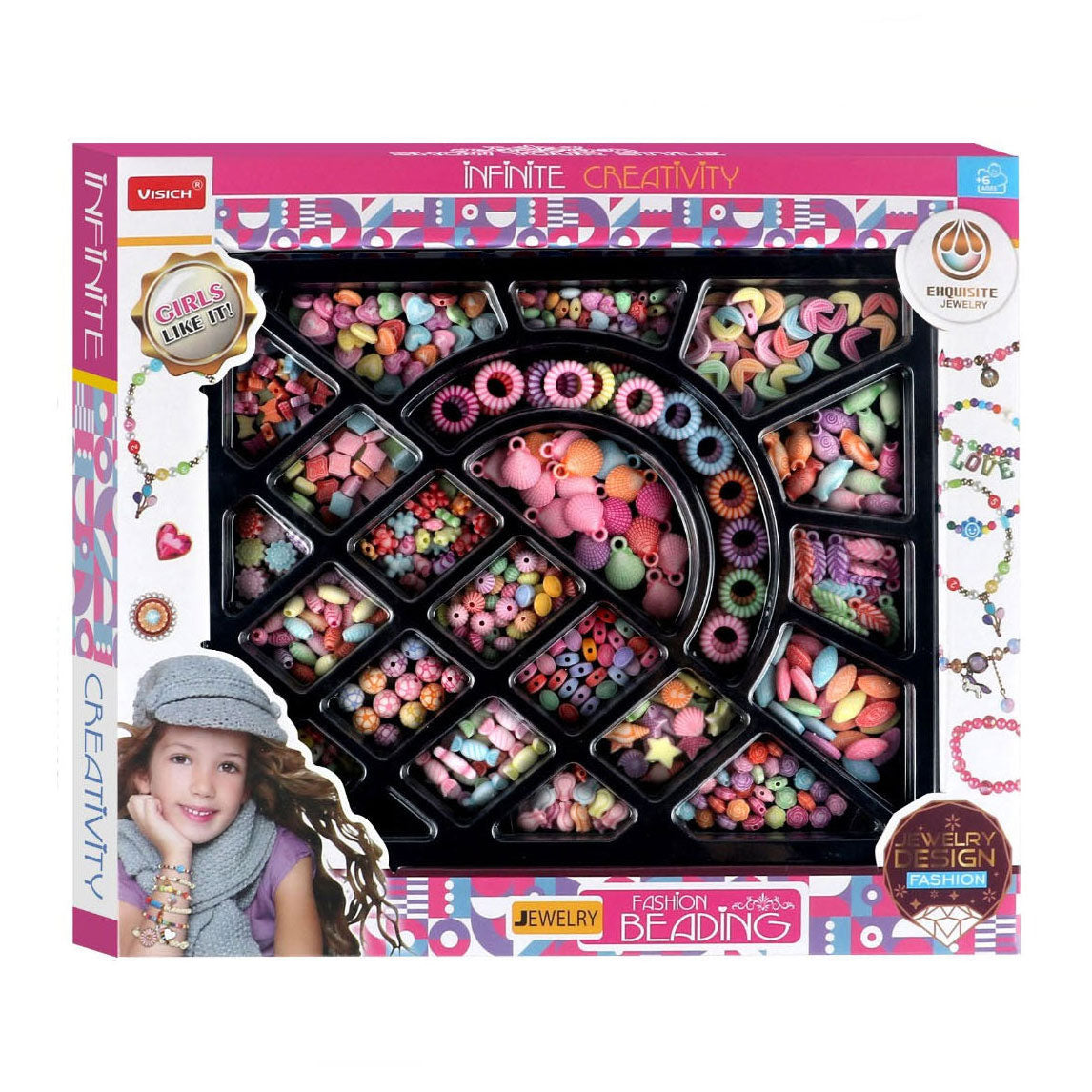 Pastel set di perline