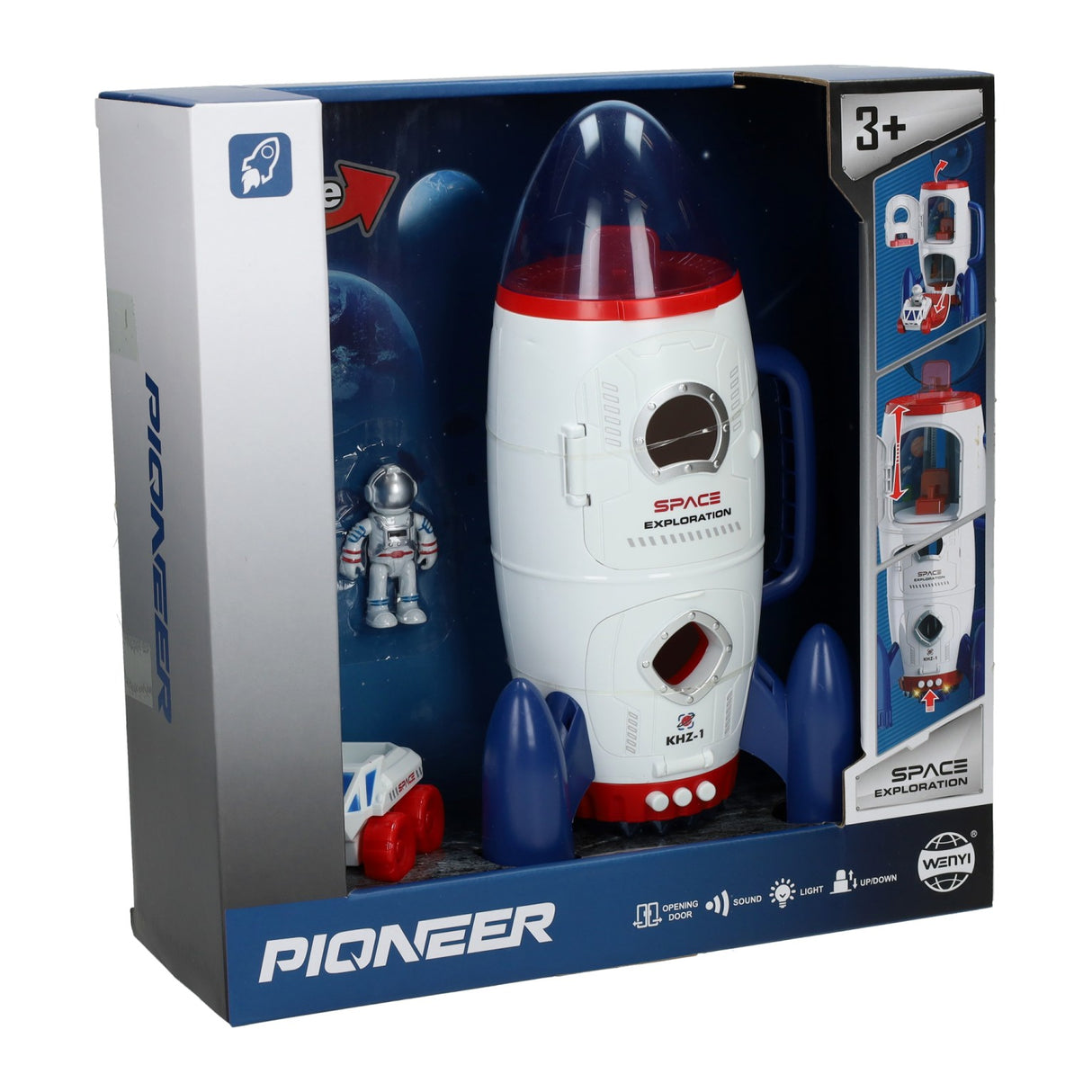 SPACE PROFCT with space vehicle and astronaut light and sound, 3dlg.