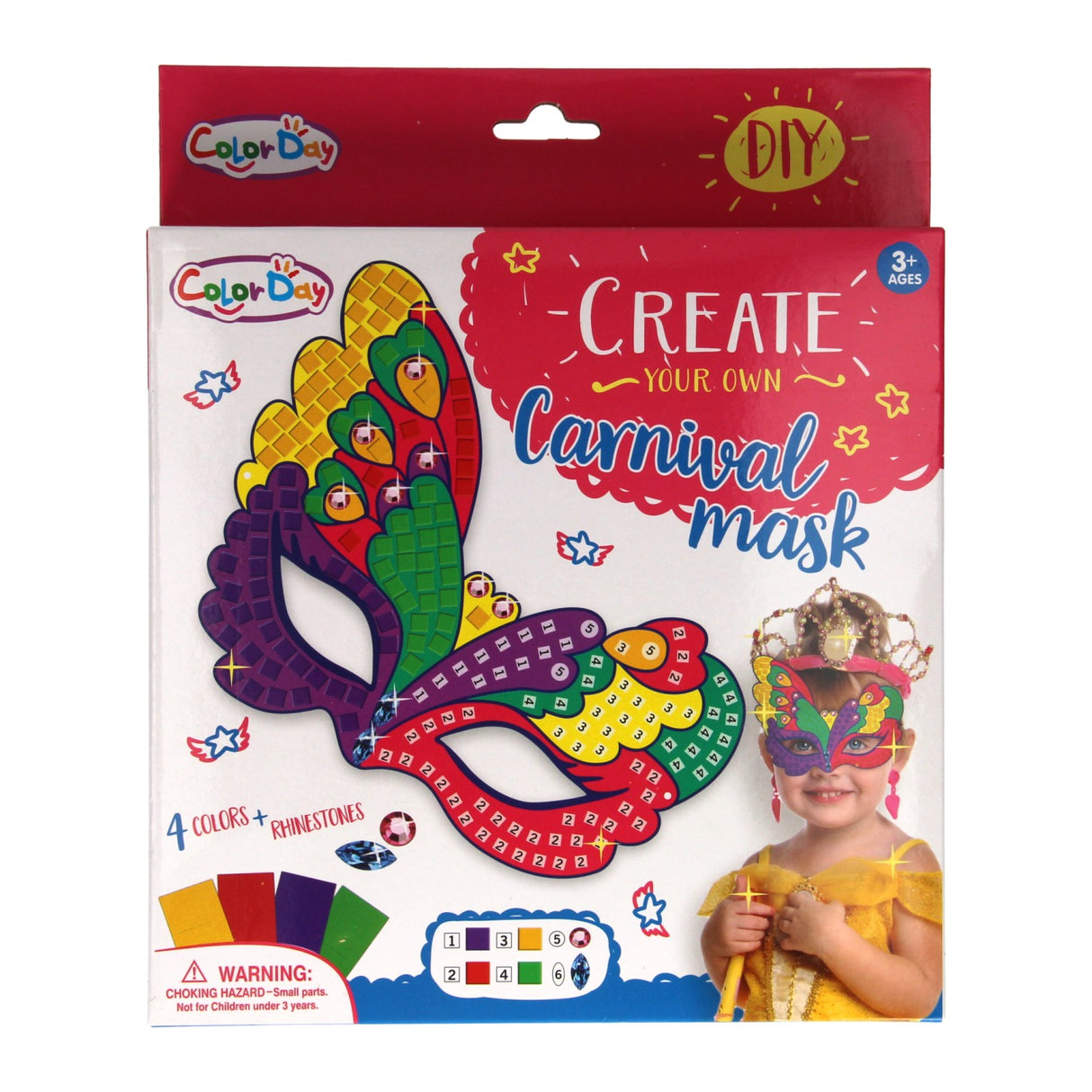 Maske dekorerer mosaik