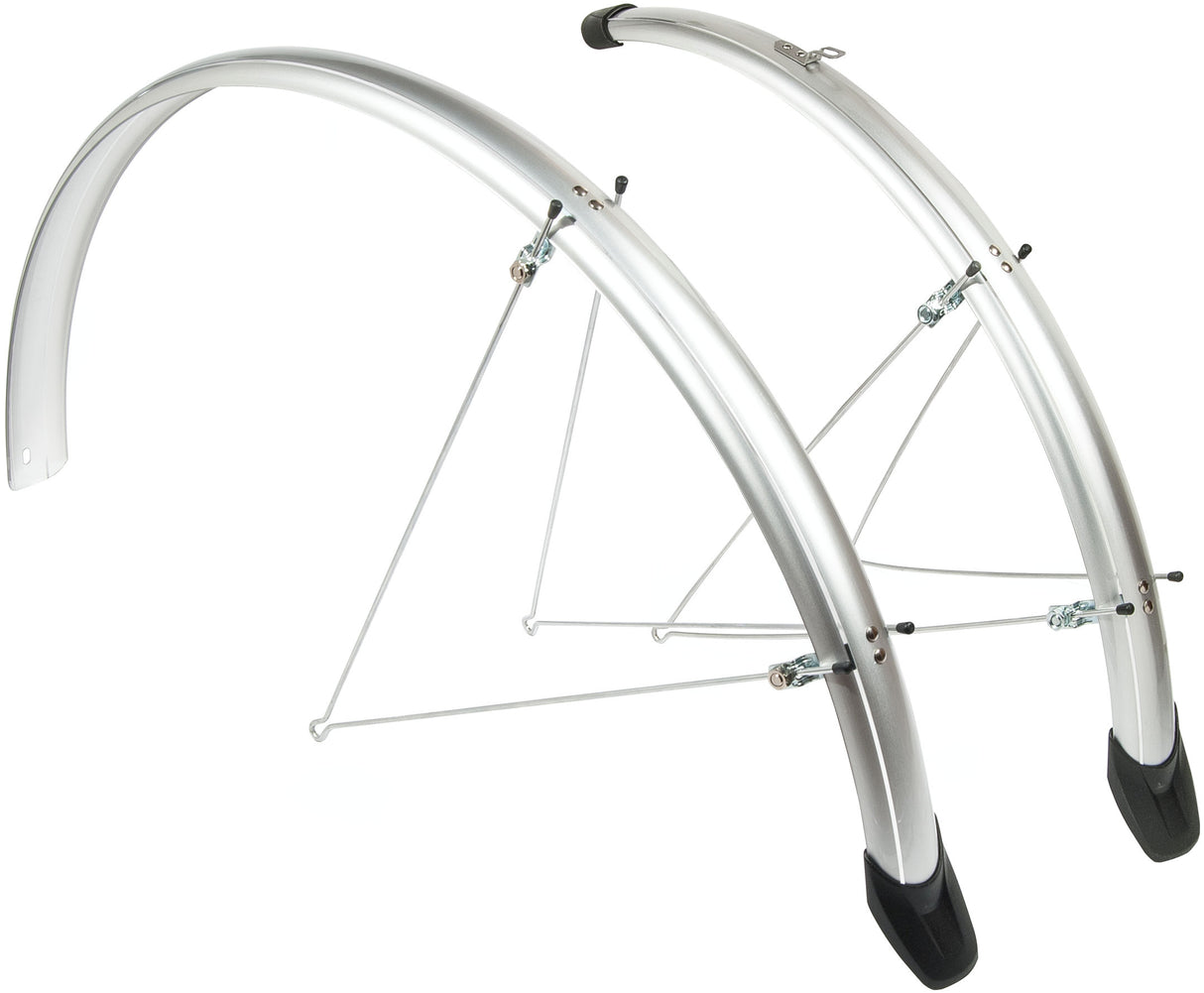 Satboard set Eurofender Elegance 28 x 46 mm - Silver