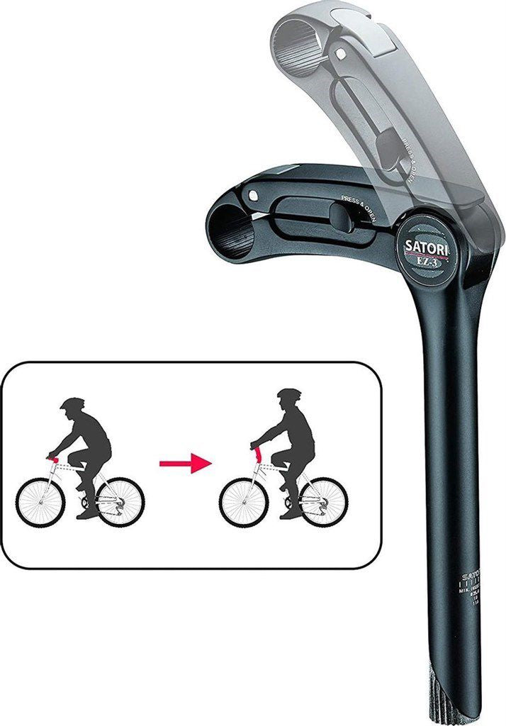 Satori Stem Ez3 Quill, Ø25,4 230 mm, Mat-Black