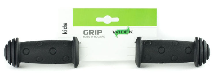 Manico per biciclette per bambini widek - nero di base, 100 mm, gomma