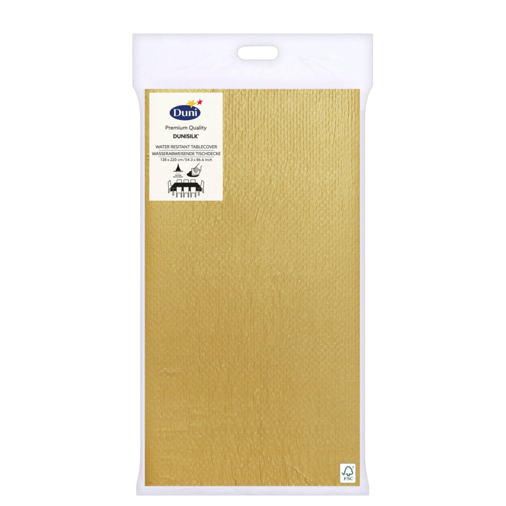 Duni ubrus 138x220 cm zlato