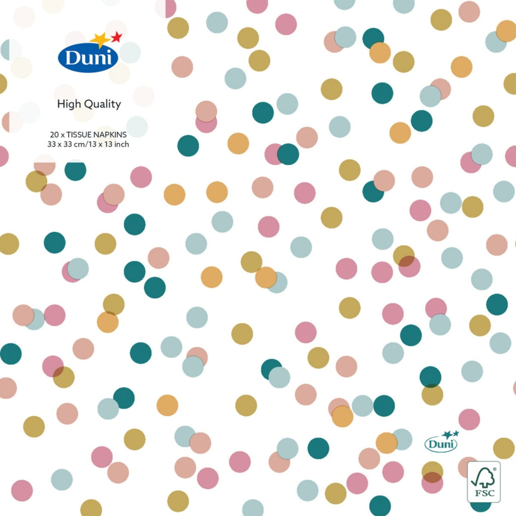 Duni napkins Dream Dots 33x33 cm 20 pieces