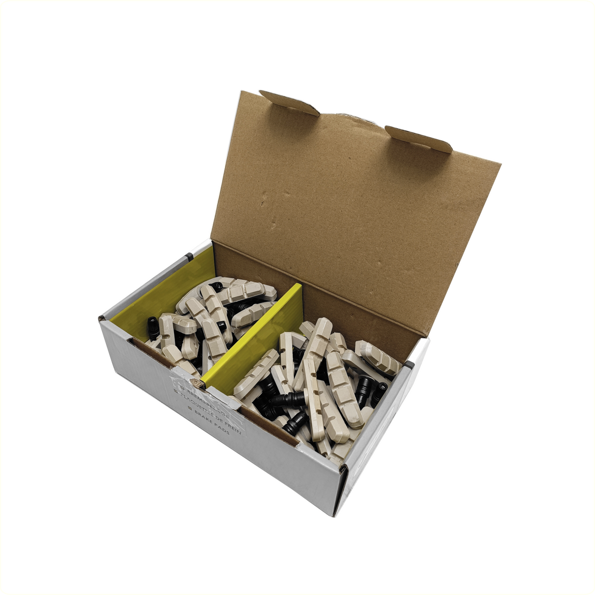 Falkx brake pads v-brake white per 25 pairs