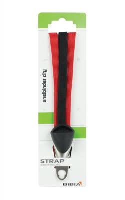 Widek Bibia 151079 Triobinder City Staffa in acciaio inossidabile rosso nero su carta