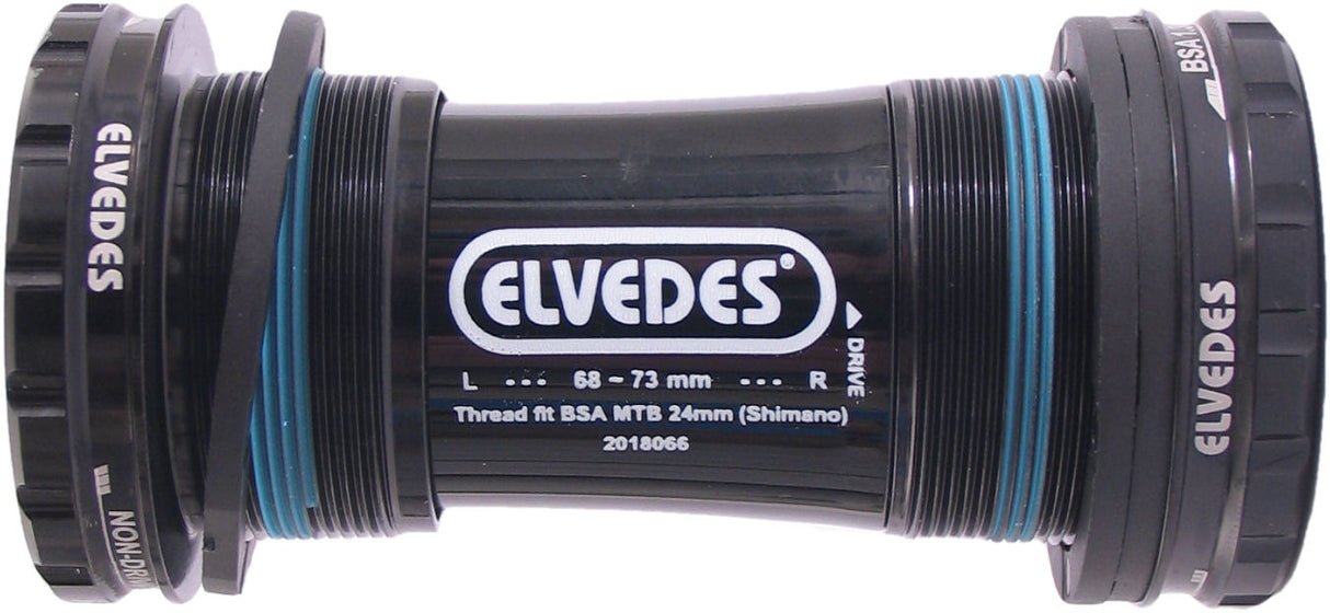 Spilleraksel Elvedes Shimano MTB ATB 24mm sort