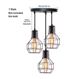 Homestyle Pro Mk021-B lampade industriali in metallo nero