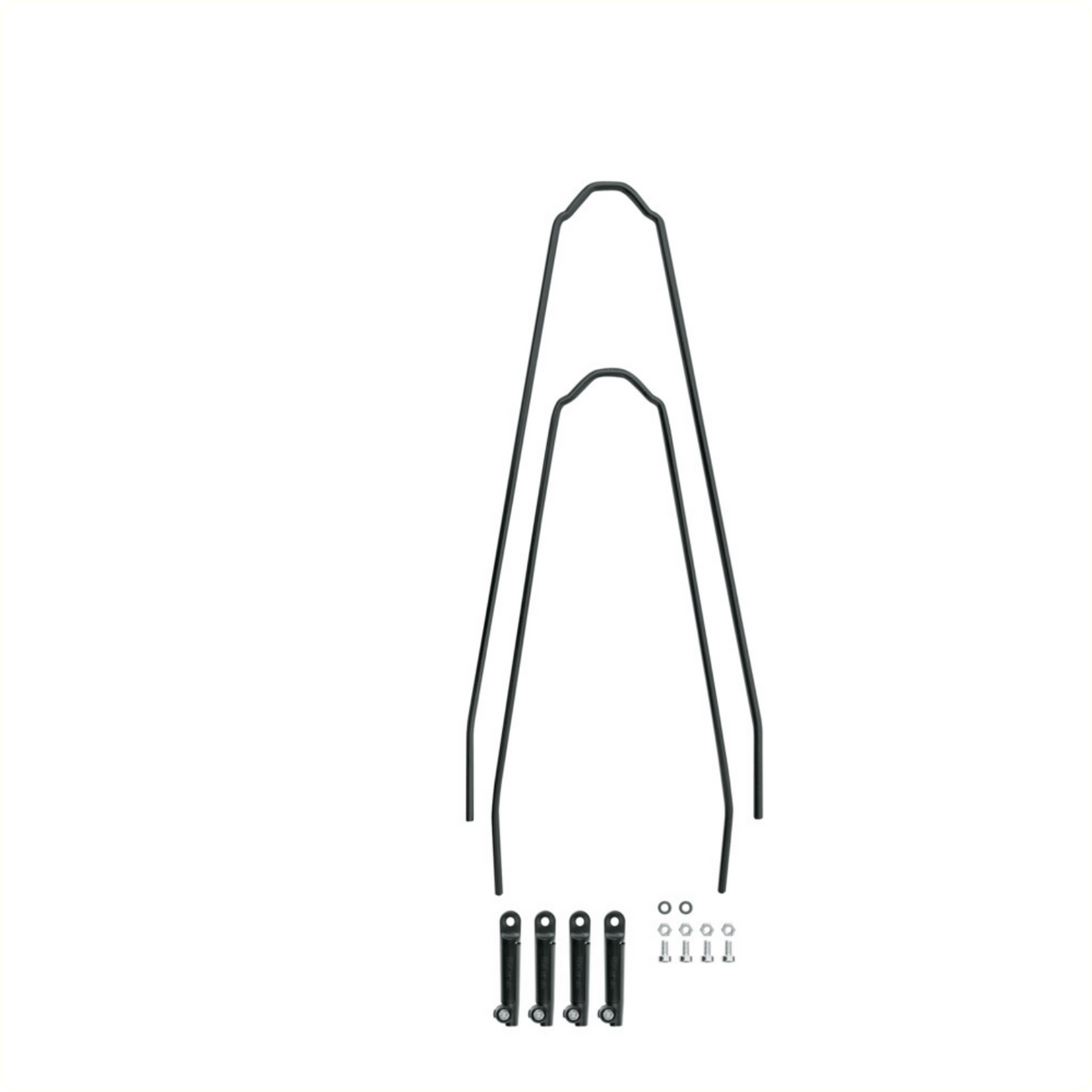 Sks edge spatbordstangen set 56mm zwart