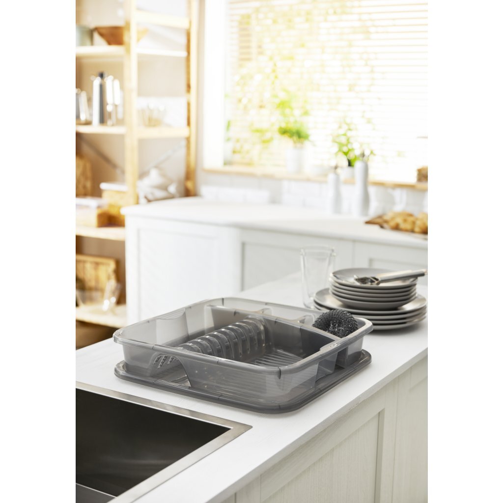 Rotho Geometric drain rack Anthracite