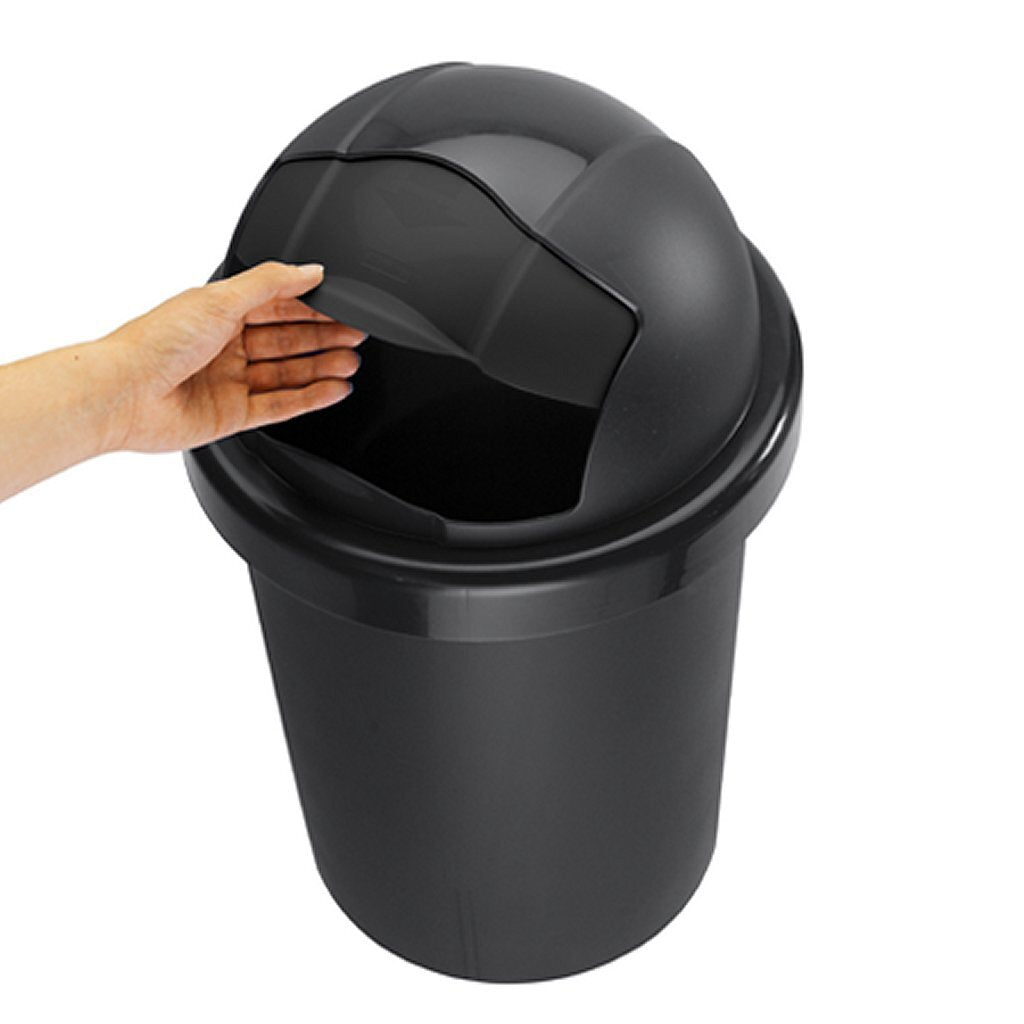 Rotho Roll Bob Waste Bucket 30l Schwarz