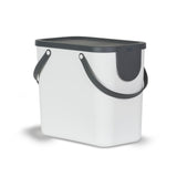 Rotho Rotho Albula Waste separation spread bin 25l Mistletoe White
