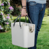 Rotho Rotho Albula Waste separation spread bin 25l Mistletoe White
