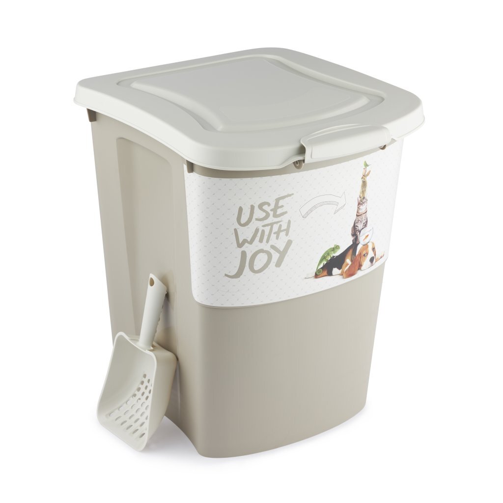 Dem Rotho Archie Pet Iessfood Container 38l Cappuccino