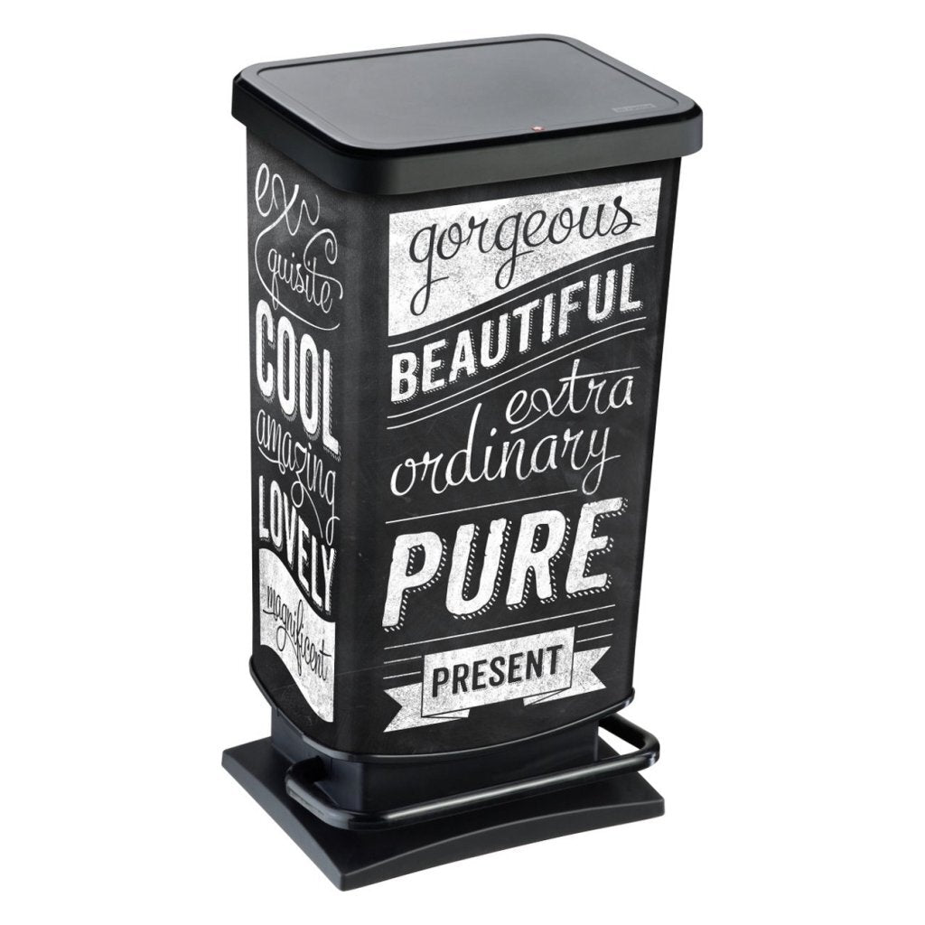 Rotho Paso Pedal Bin Hipster 40L černá