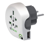 Q2 Kraaft 1.100110 Rees Adapter World-an-Europa USB Cunding