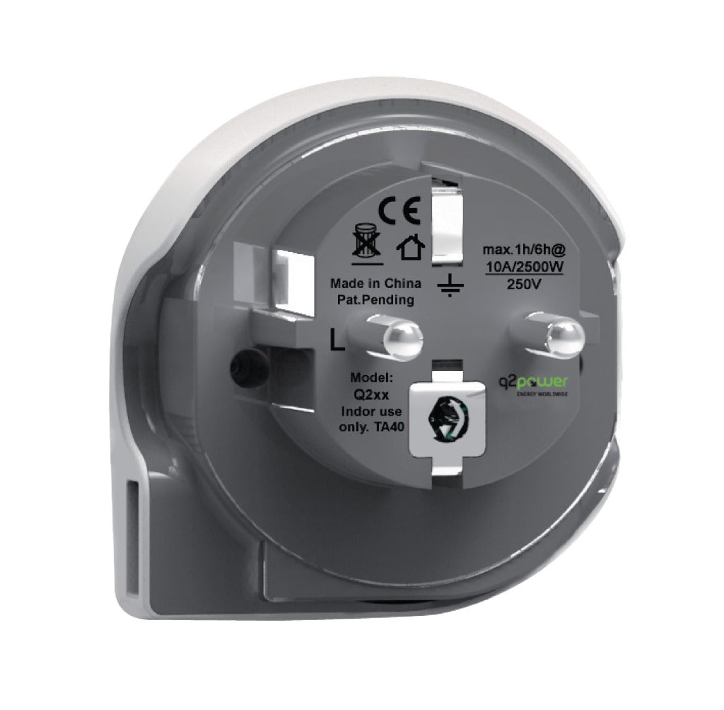 Q2 Kraaft 1.100110 Rees Adapter World-an-Europa USB Cunding