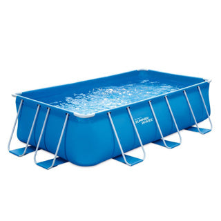 Summer waves zwembad active frame rectangular 400 x 200 x 100 cm + filterpomp