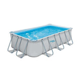 Summer waves zwembad elite rectangular frame 400 x 200 x 100 cm + filterpomp