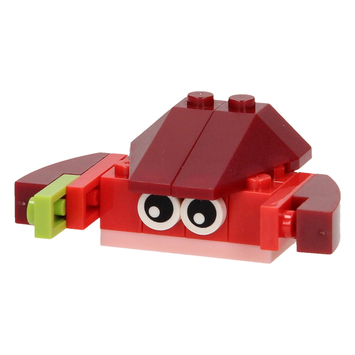 Building Blocks 3in1 rosa - mulino a vento, granchio, auto da corsa, 61dlg.