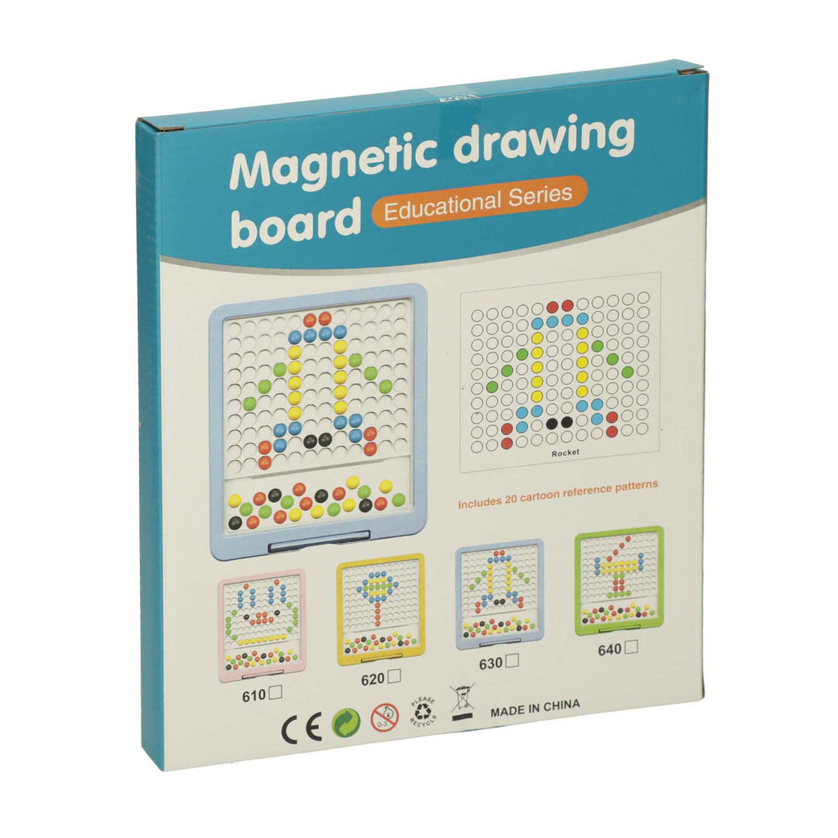 Magnetic patterns board