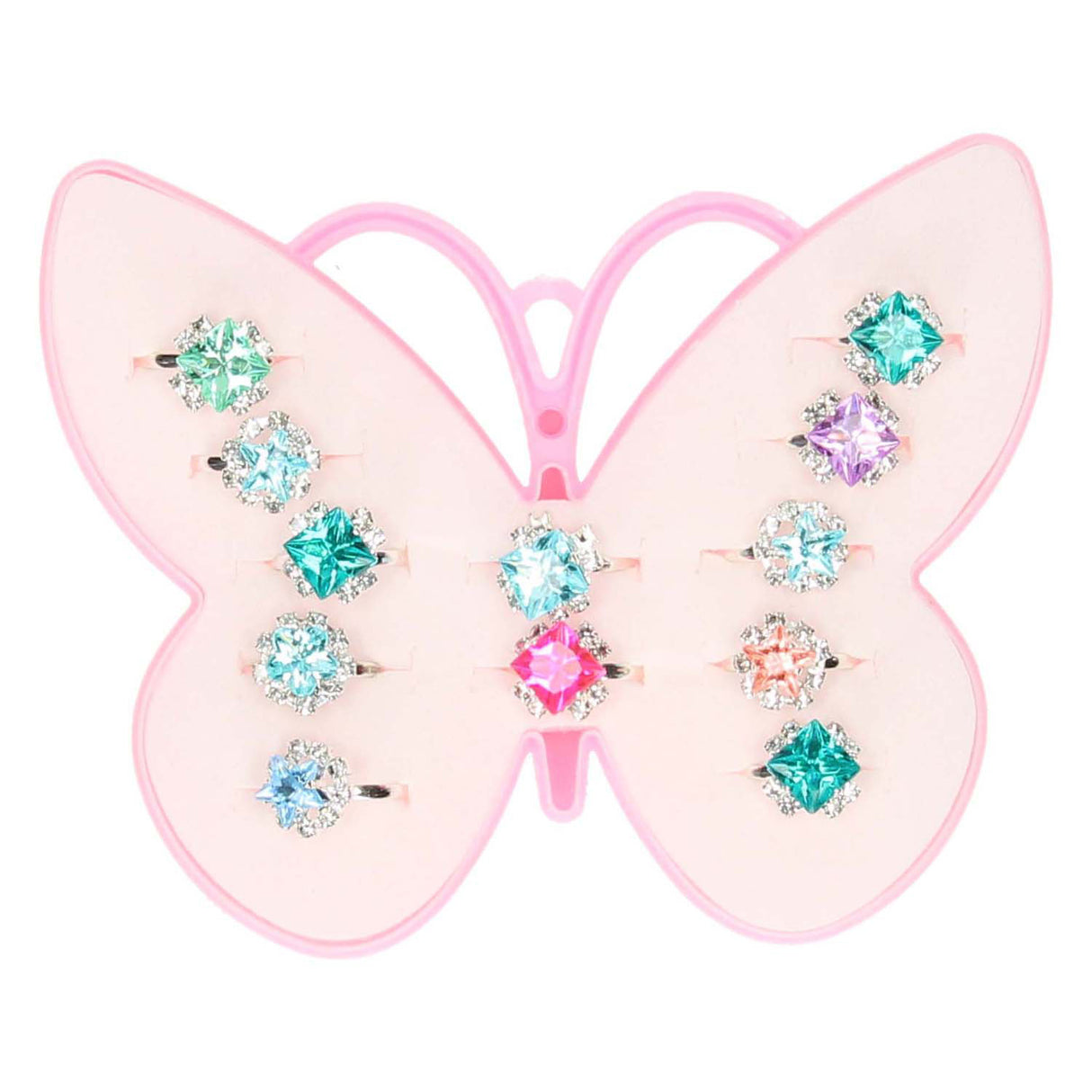 Ring Set in Butterfly Box, 12 ..