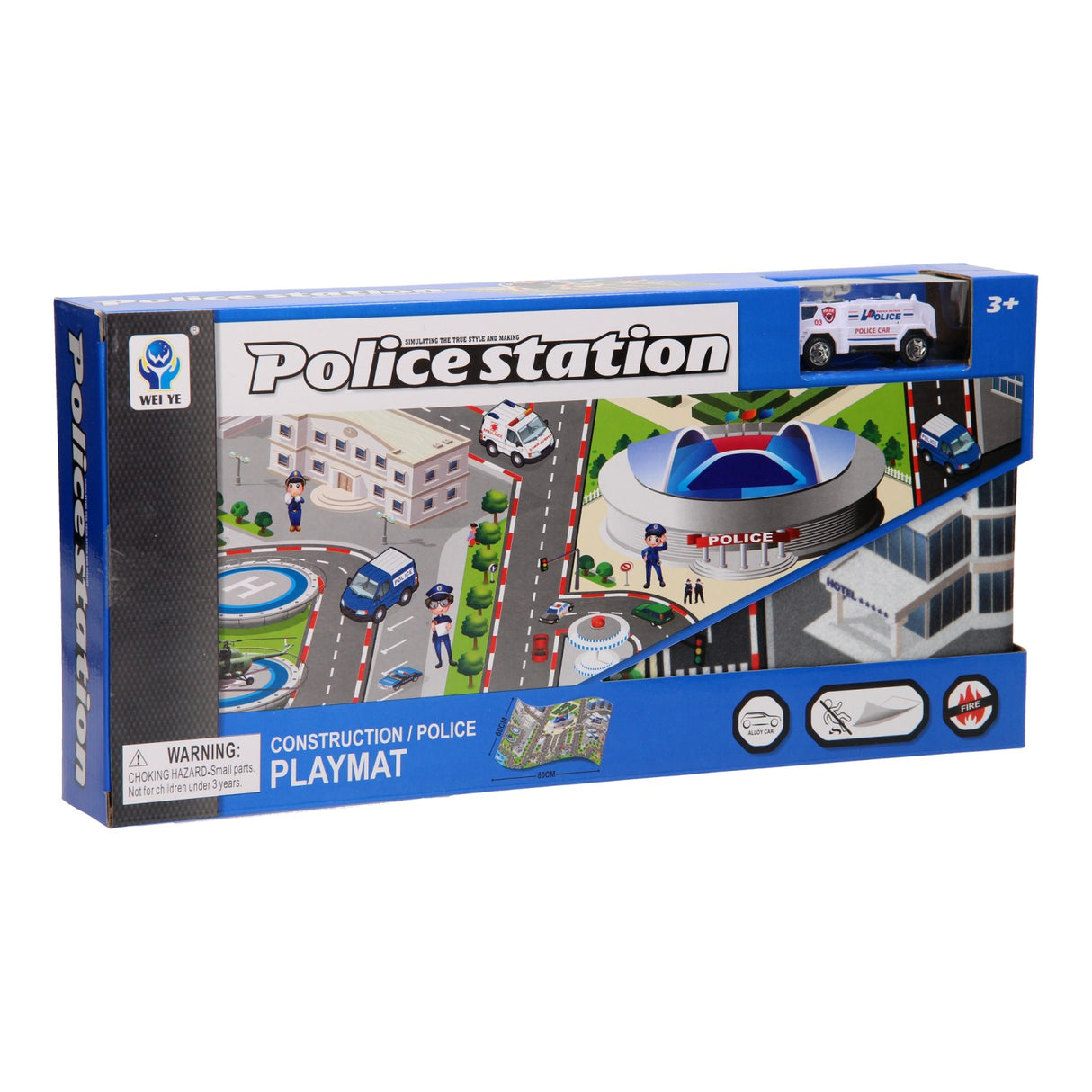 Igrajte policijo z oblačilom z avtomobilom