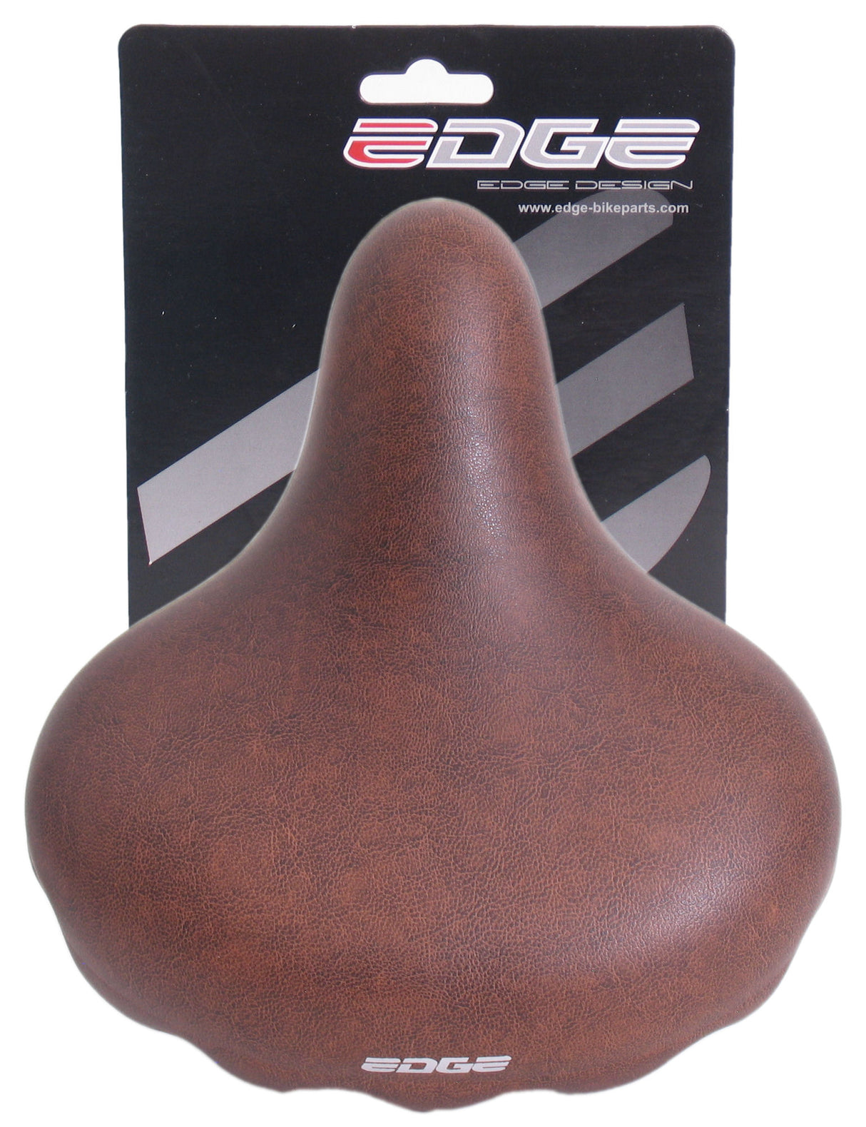 Kolesarski sedlo Edge Urban - Matt temno rjava (na zemljevidu)