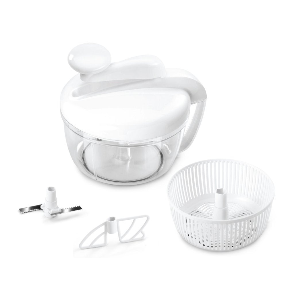 Metaltex Kitchen Helpers Topedo Slacentrifuge White Transparent