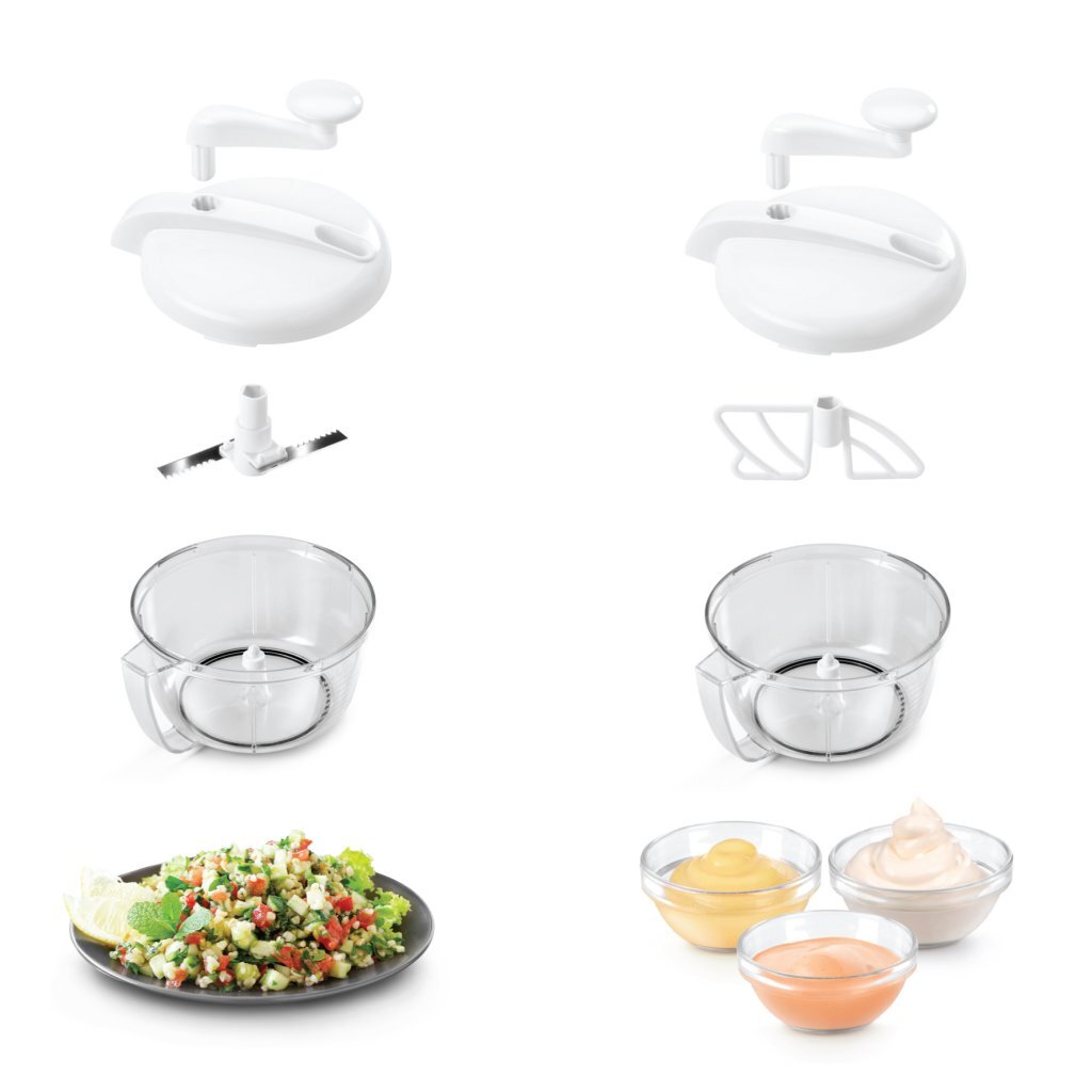 Metaltex Kitchen Helpers Topedo Slacentrifuge White Transparent
