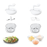 Metaltex Kitchen Helpers Topedo Slacentrifuge White Transparent