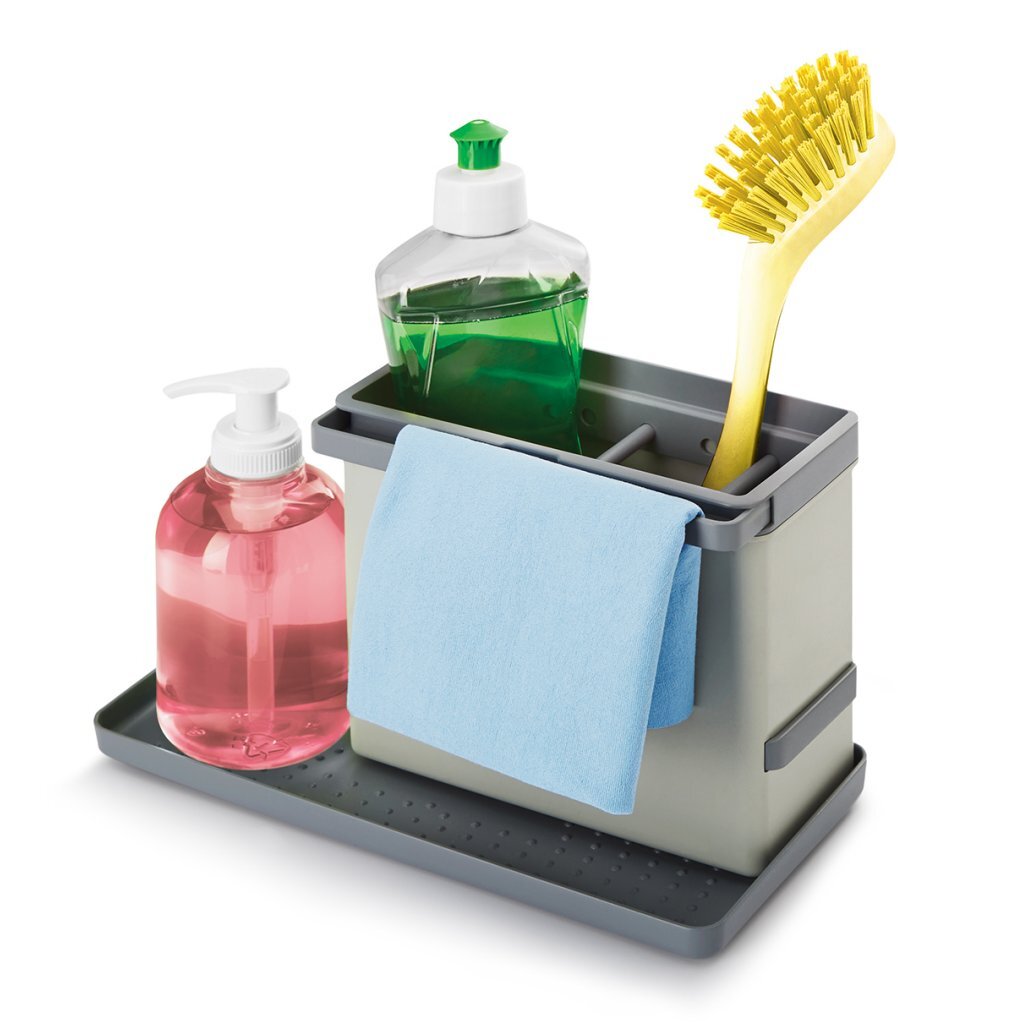 MATALTEX Kichen Helpers uerdentlech Tira Sink Organisator 24x13x14 cm Grey