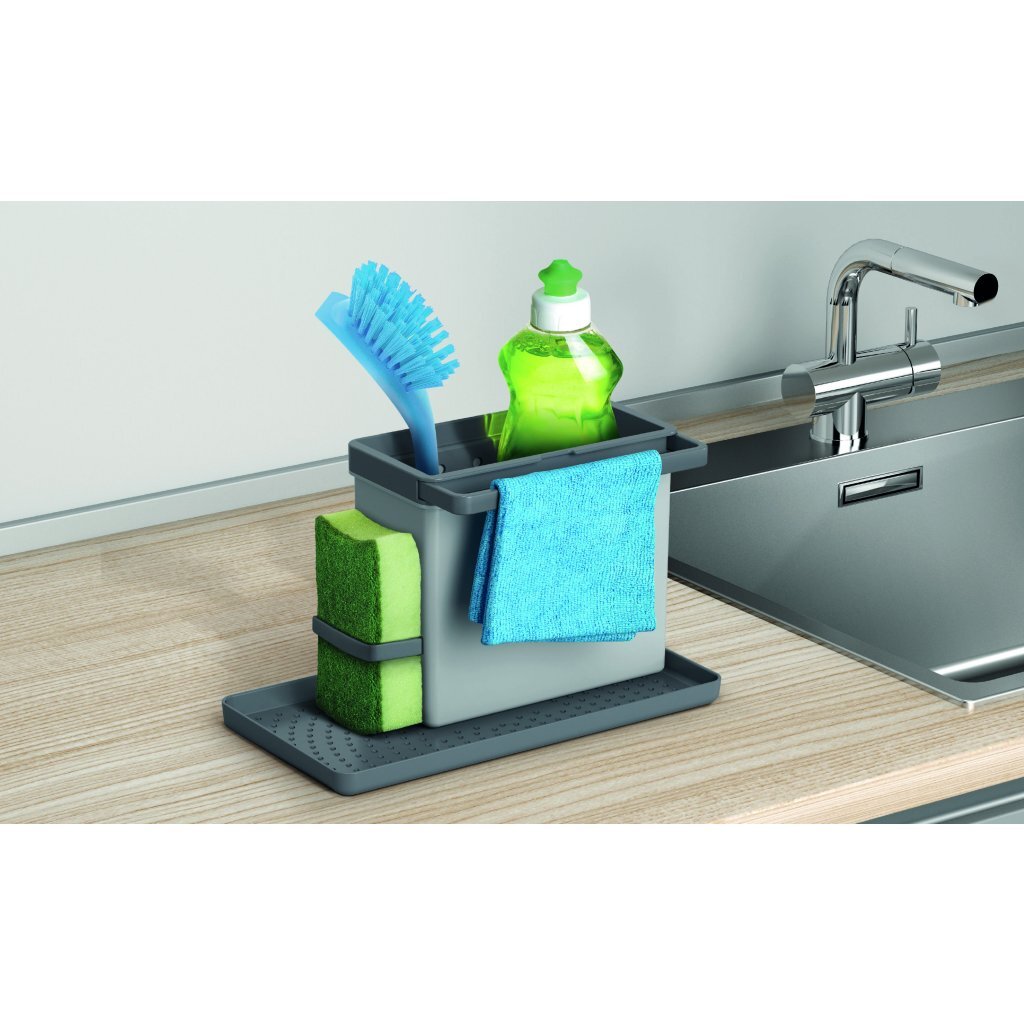 MATALTEX Kichen Helpers uerdentlech Tira Sink Organisator 24x13x14 cm Grey