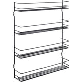 Metaltex Metaltex Pepito 4 Wall Spice Rack 4 Floors 36x8x45 cm sort
