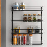 Metaltex Metaltex Pepito 4 Wall Spice Rack 4 Floors 36x8x45 cm sort