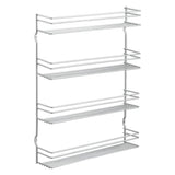 MetalTex Space Saver Smart Kitchen Smart Pepito Herb Rack 4 piani 36x8x45 cm in argento