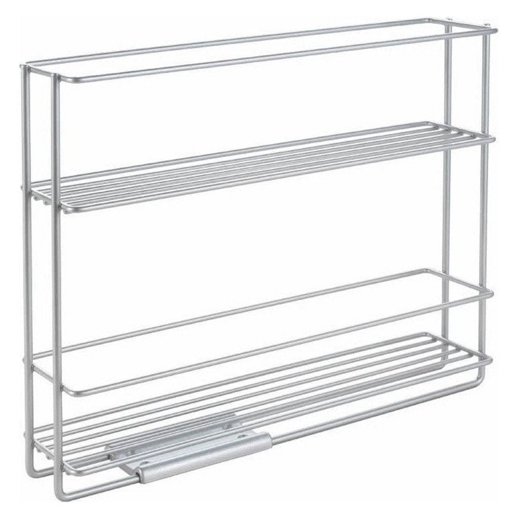 Cucina intelligente Saver Space Saver MetalTex Giaccia di spezia estendibile 6x28x22 cm in argento