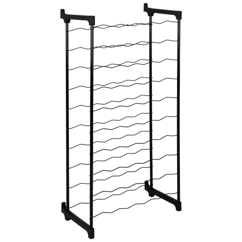 Tomado-Metaltex Barbera wine rack for 50 bottles 108x50x26 cm Black