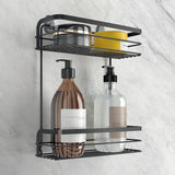 Metaltex Shower Law 2-Layer Black