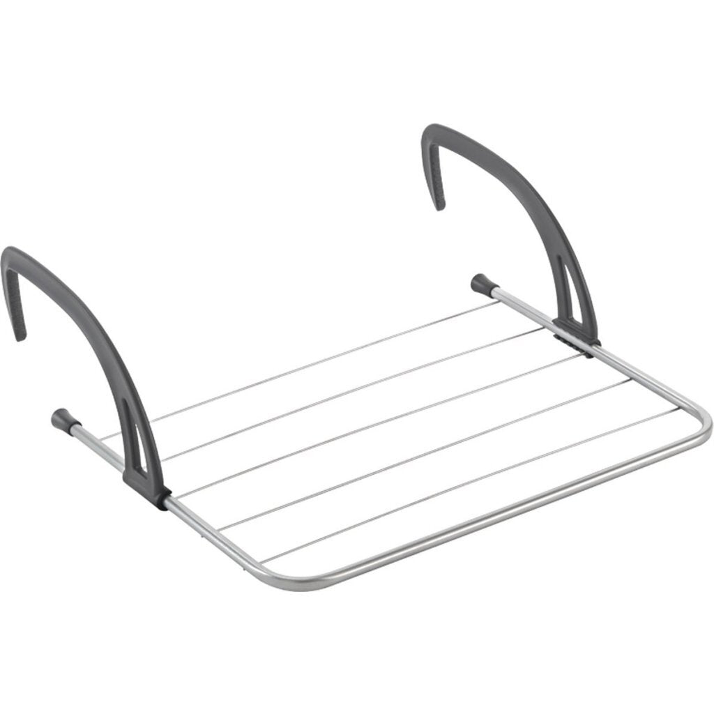 Metaltex Favonio Heizkörperbalkon Drablek 3 m Drooglijn Silberschwarz